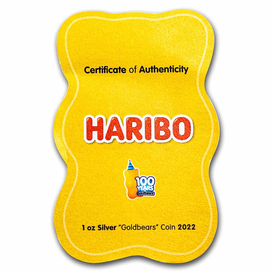 2022 Samoa 1 oz Silver Haribo Goldbear Shaped Coin | eBay